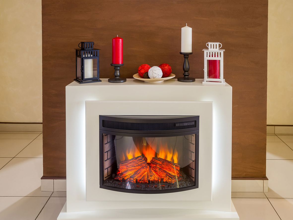 Modern electric fireplace