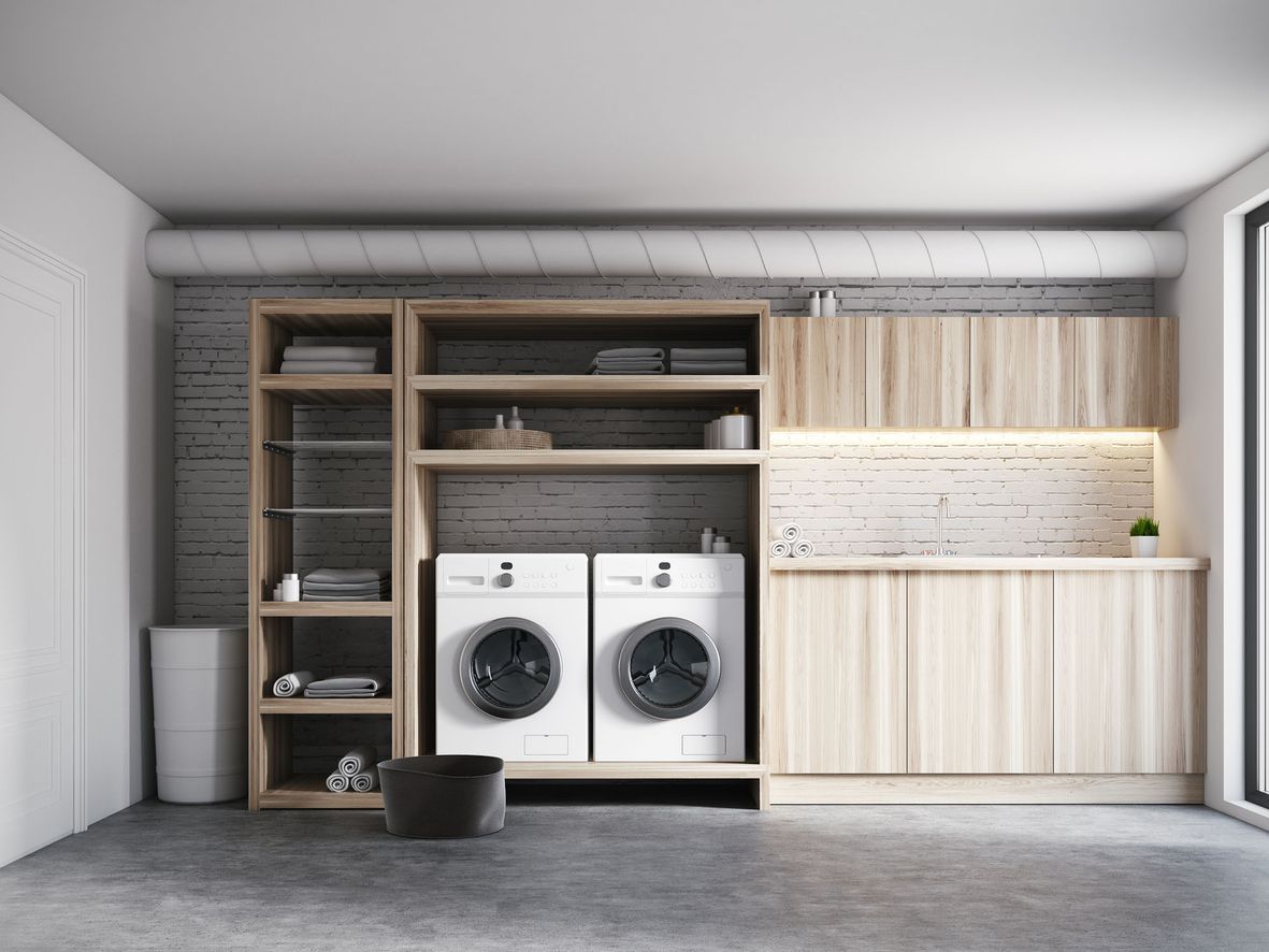 If the floor isn’t level, build a platform with a flat surface to sit your appliances on. This should stop unnecessary vibration and noise. Make sure that it's solid and that any appliances on it are stable.