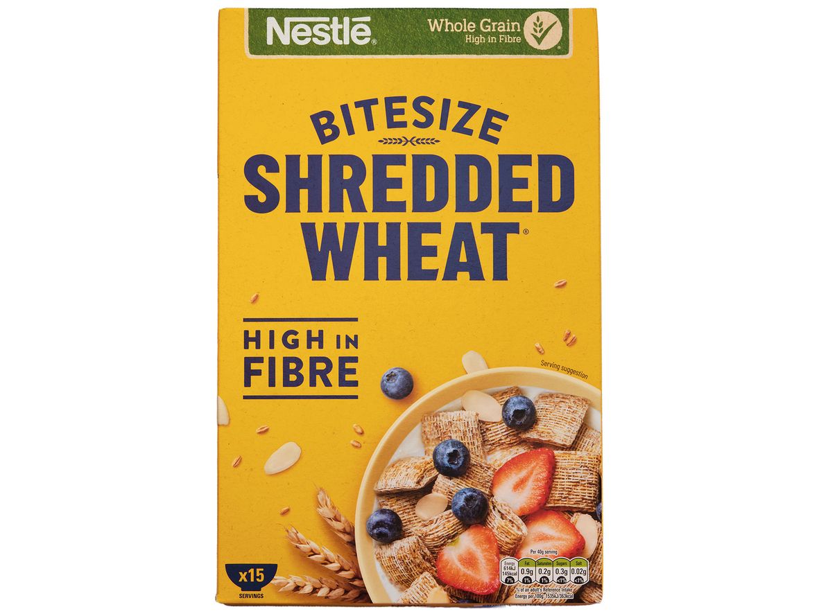 NESTLE SHREDDED WHEAT CEREAL (625g) Full price of between £3.50 and £3.95, but you could buy it at £3 or less 97% of the time at one of the major supermarkets.