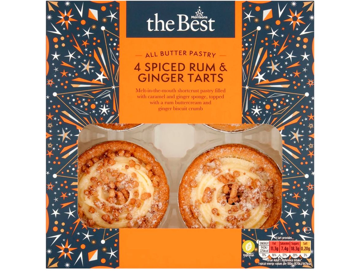 Morrisons The Best Spiced Rum and Ginger Tarts