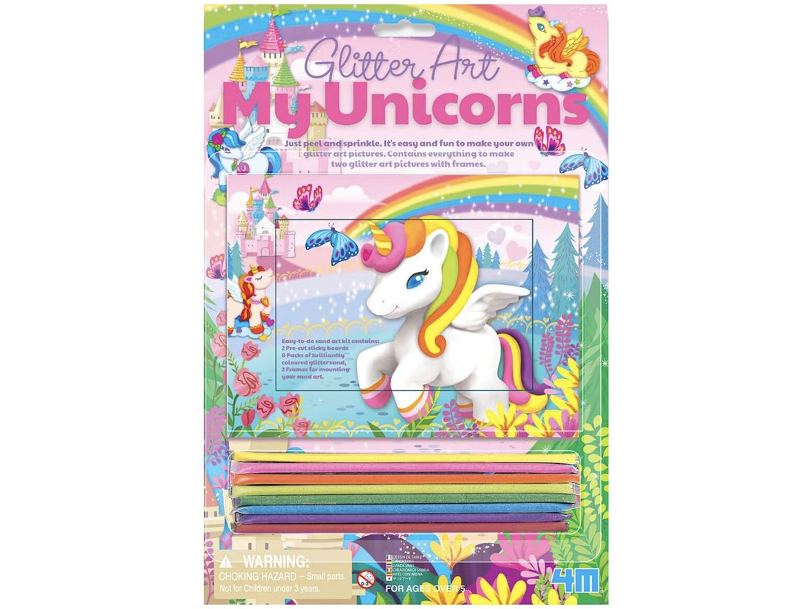 Unicorn glitter sand art kit bought from eBay