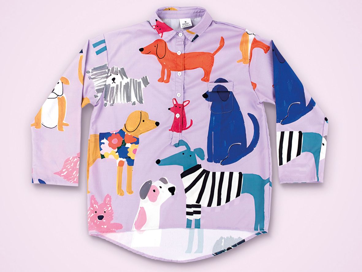 A shirt we purchased from Nina-Nicole London.