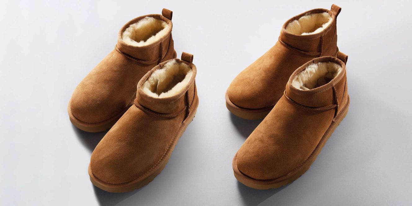 Picture of fake Ugg boots and real Ugg boots