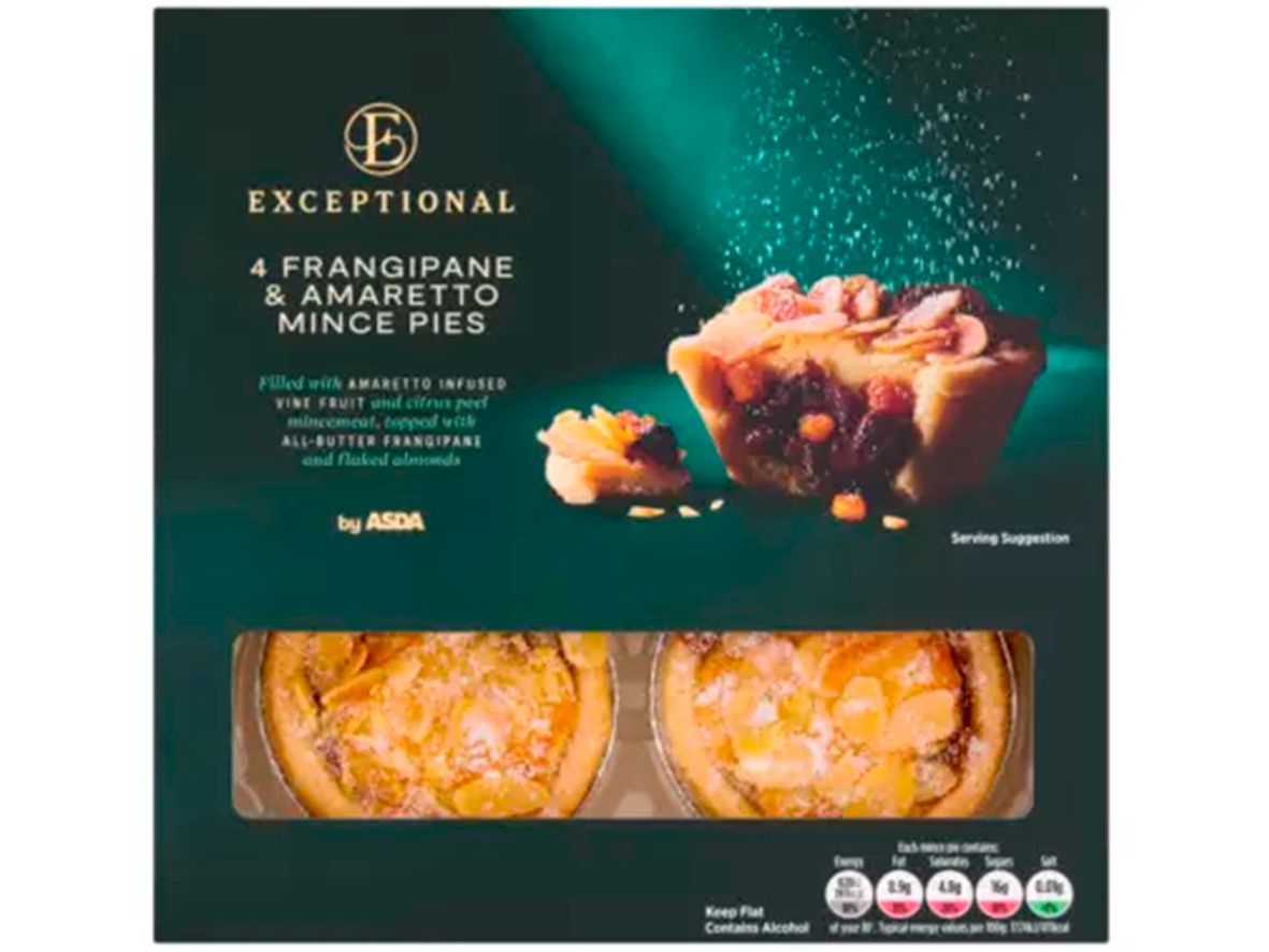 Exceptional by Asda 4 Frangipane and Amaretto Mince Pies