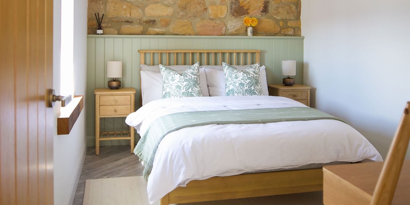 Bedroom in Stable View cottage Northumberland