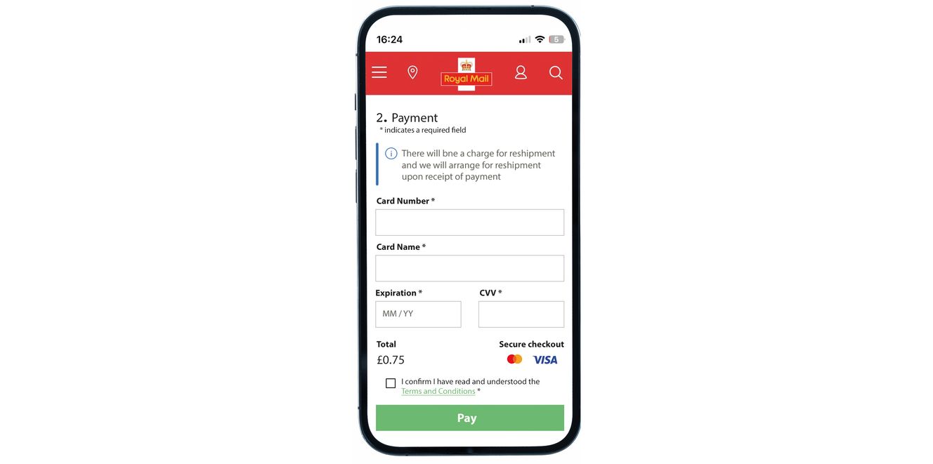 Fraudsters as for card information ostensibly to pay a small charge, but in fact to set up a digital wallet.