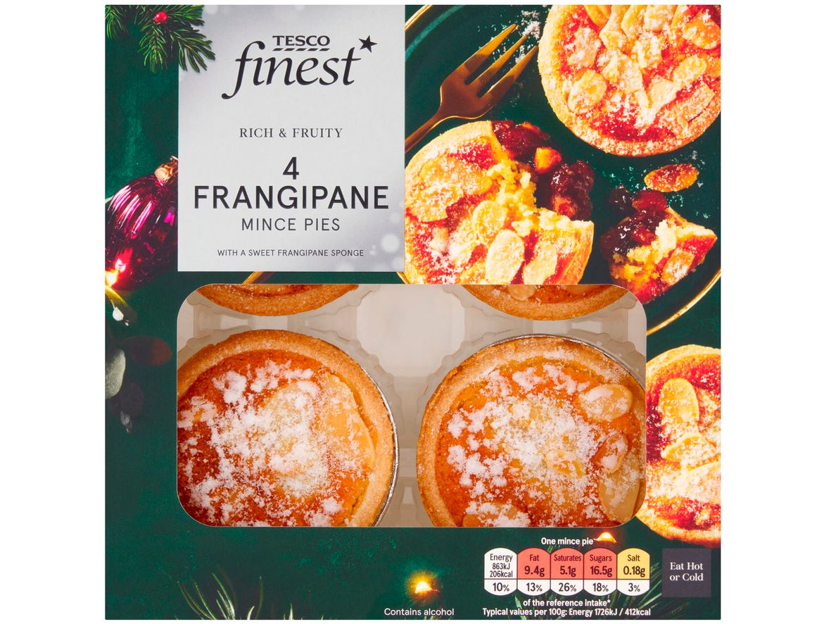 Tesco Finest 4 Frangipane Mince Pies