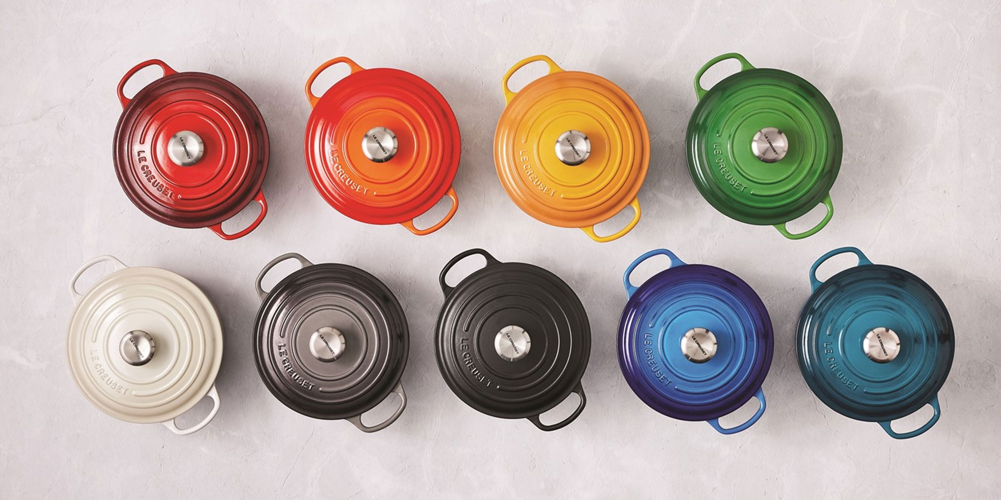 Le Creuset cast iron cookware
