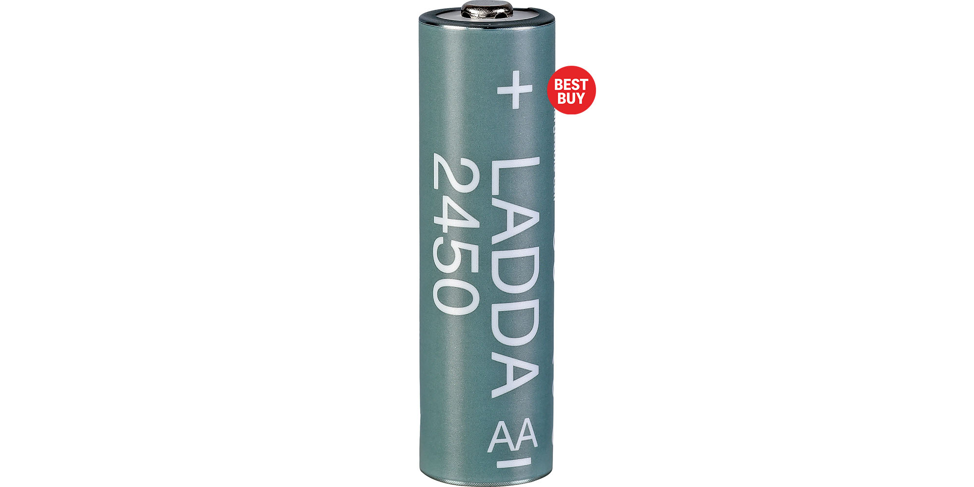 Ikea Ladda HR06 AA 1.2V 2450mAh rechargeable battery with Best Buy badge