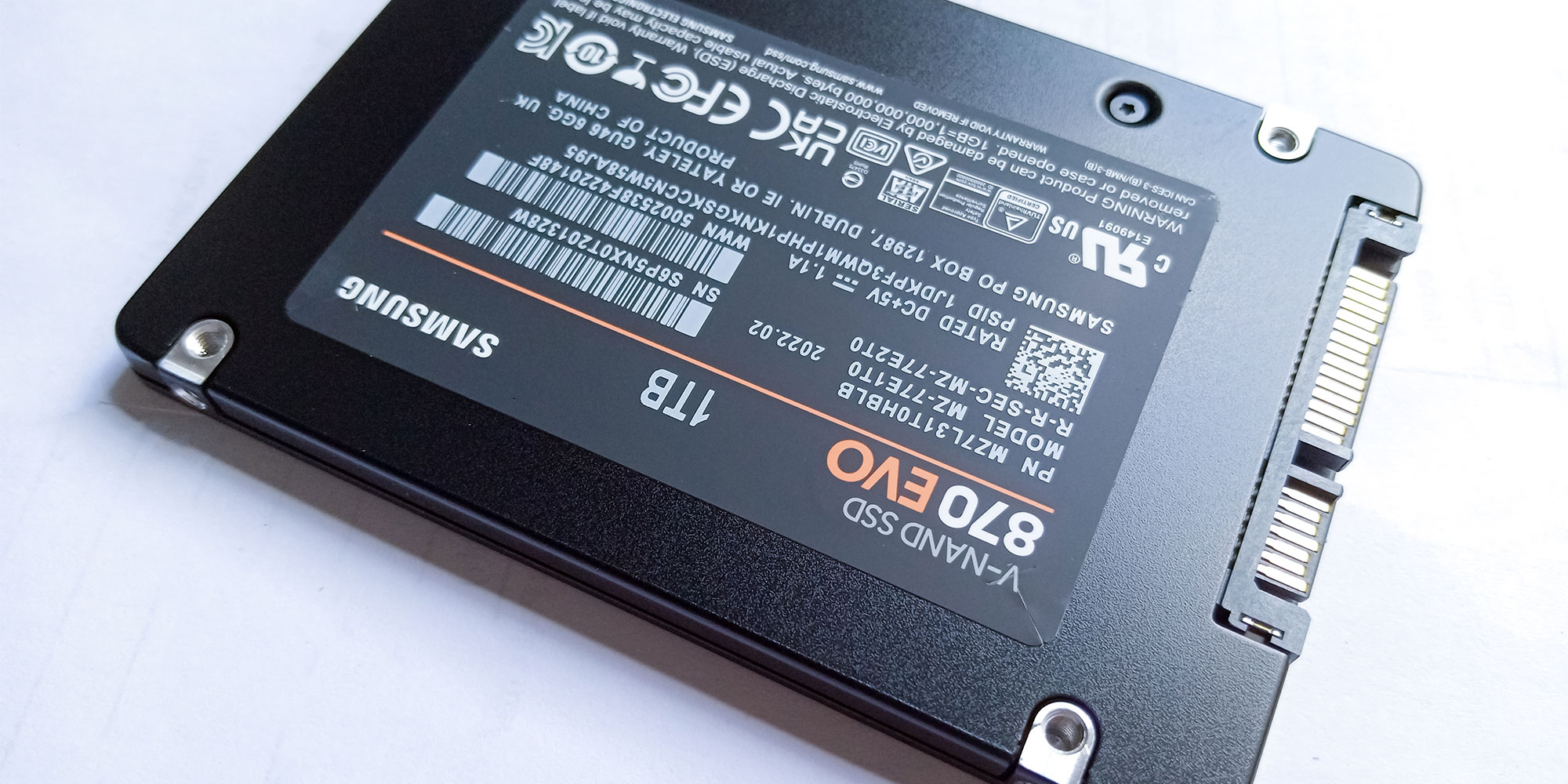 A Samsung SSD