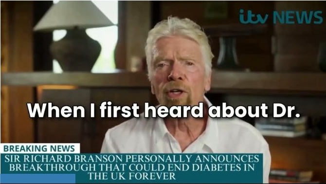A scam deepfake video impersonating ITV News and Sir Richard Branson to promote a dodgy diabetes product