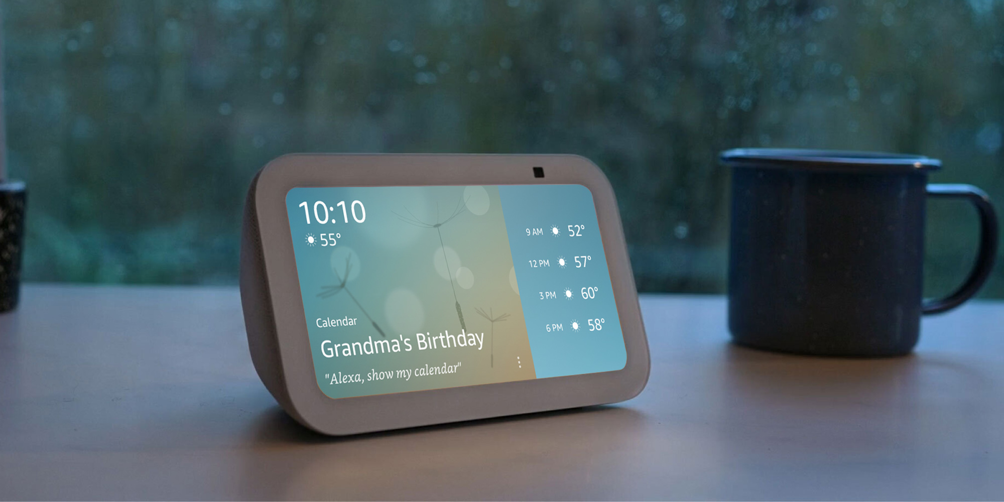 Smart display with calendar