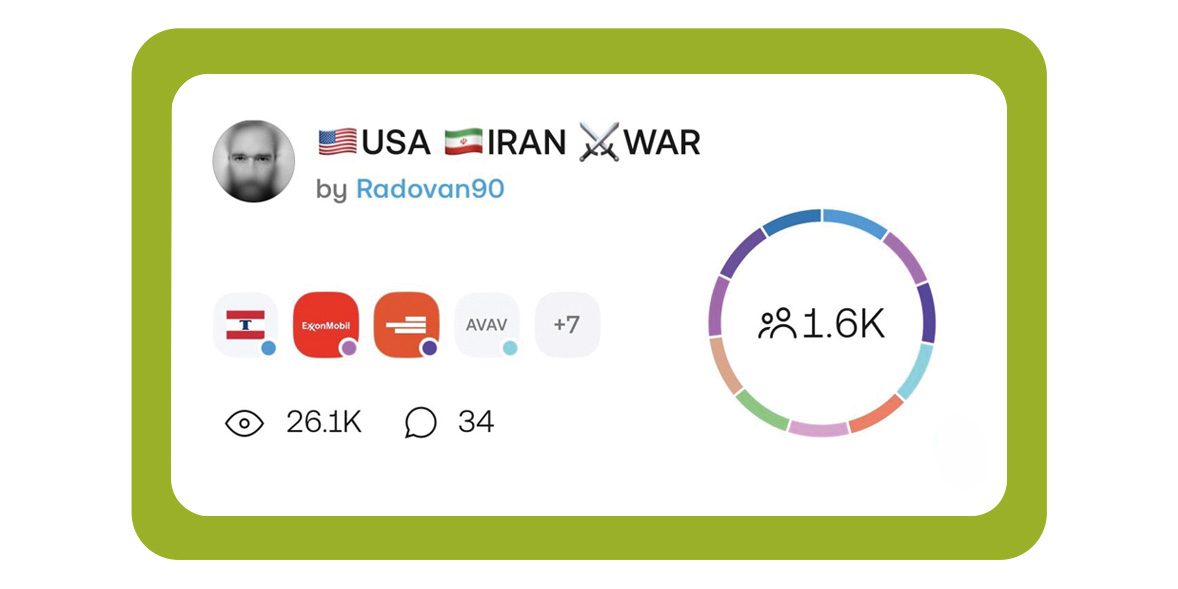 A pie based on the war in Iran