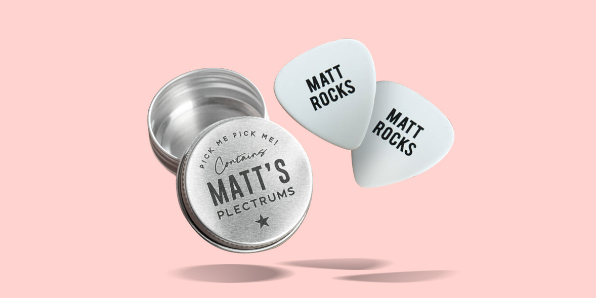 Personalised plectrums