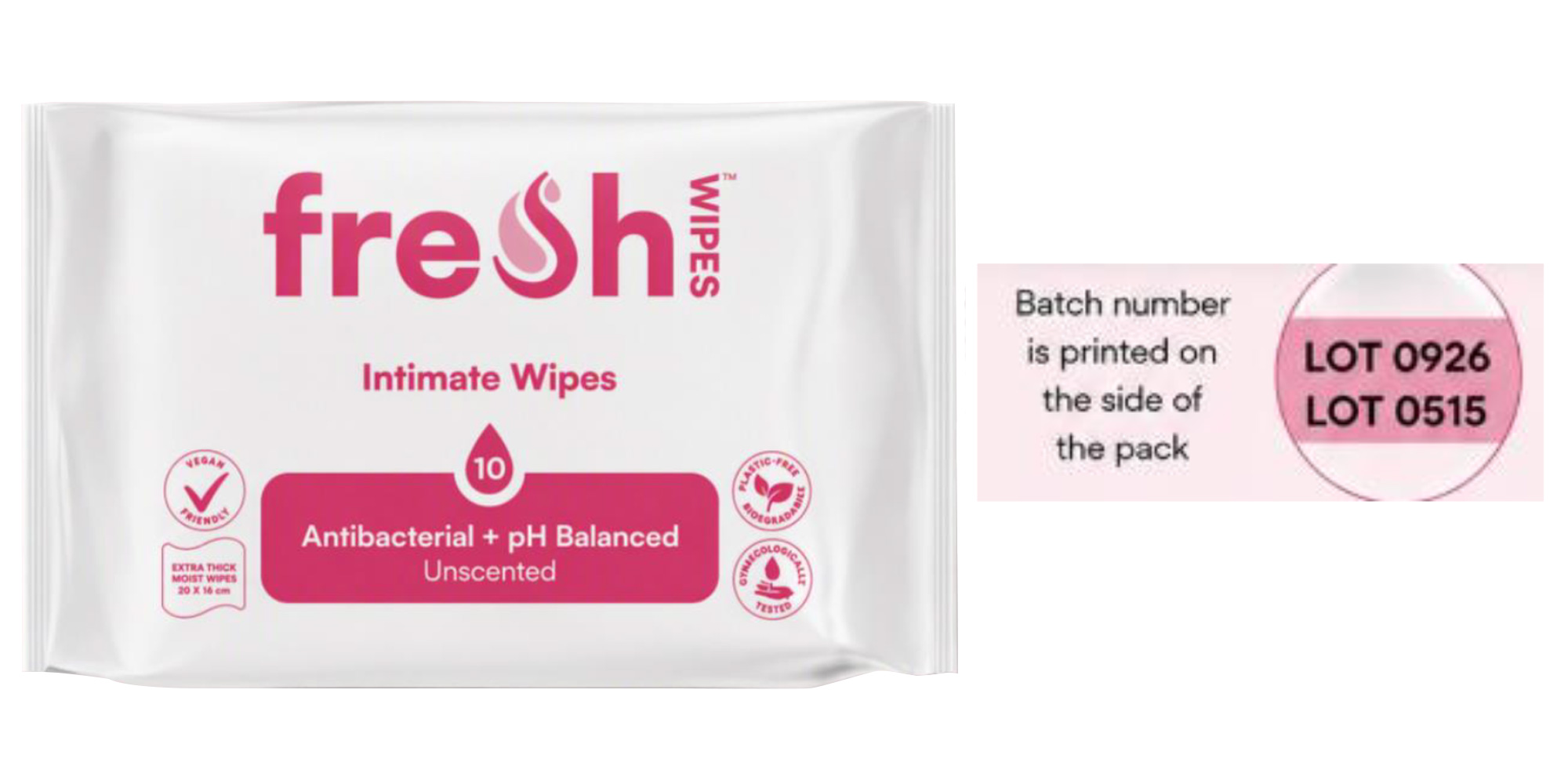 Fresh wipes recall