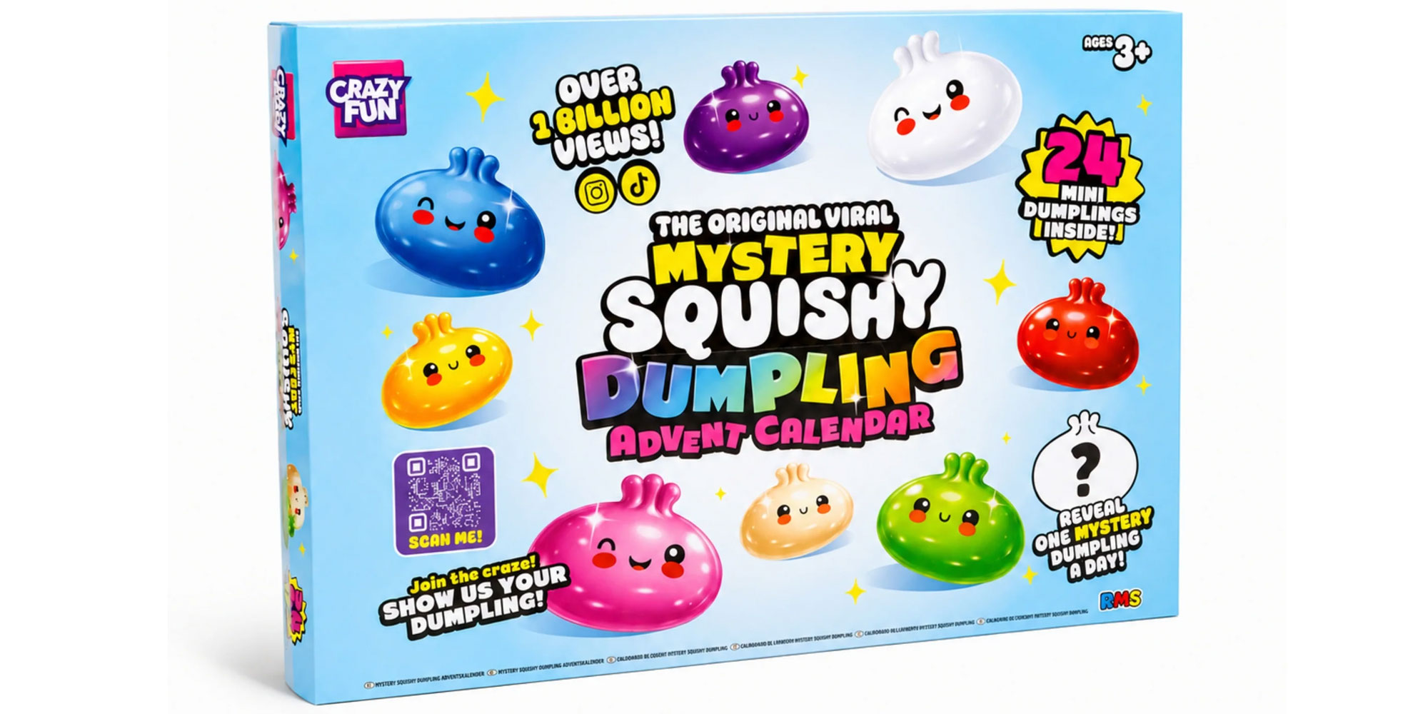Crazy Fun Original Mystery Squishy Dumpling Advent Calendar