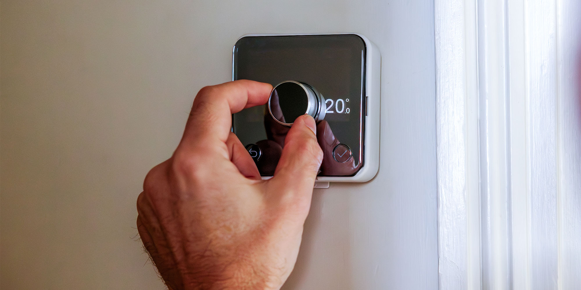 Turning up thermostat