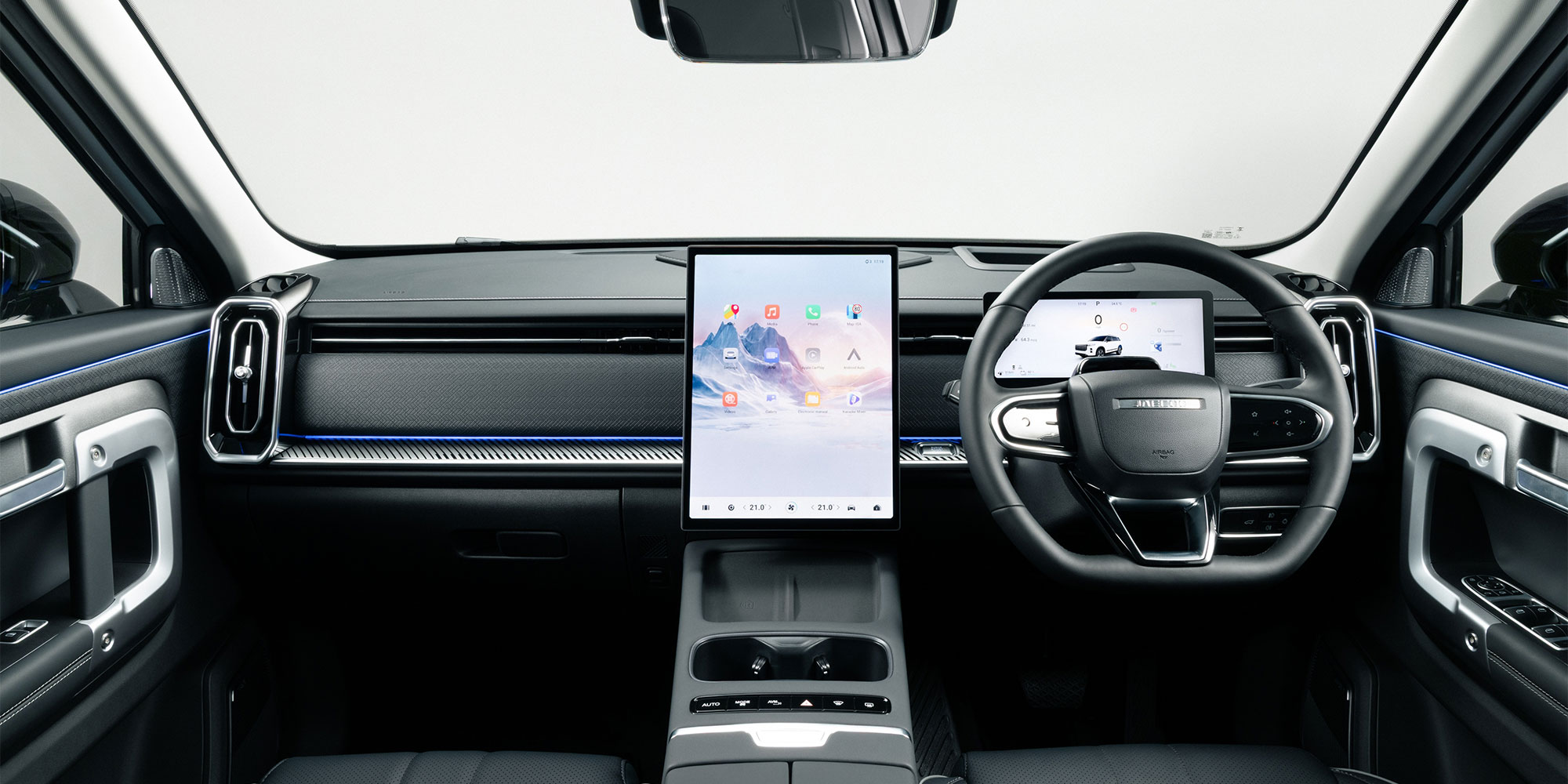 The dashboard of the Jaecoo 7