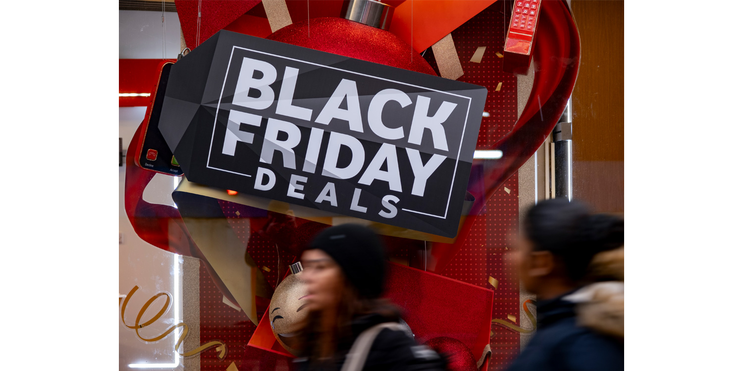 Black Friday deals homepage