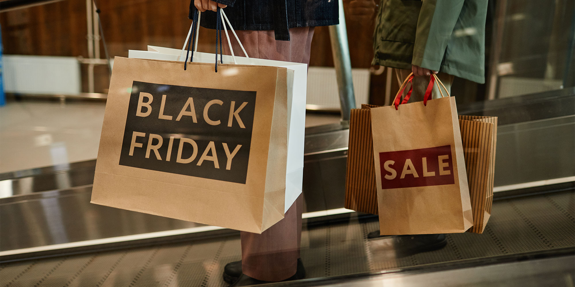 Black Friday shopping bags