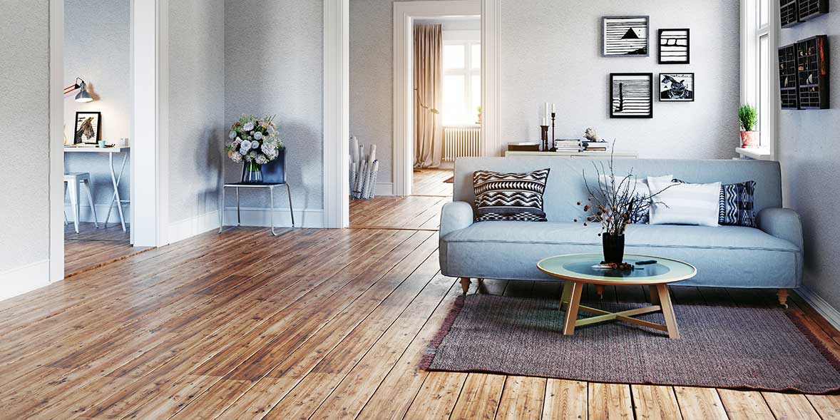 Reclaimed wood flooring