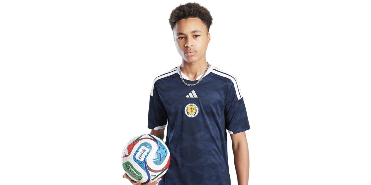 Adidas scotland home shirt 2026 kids