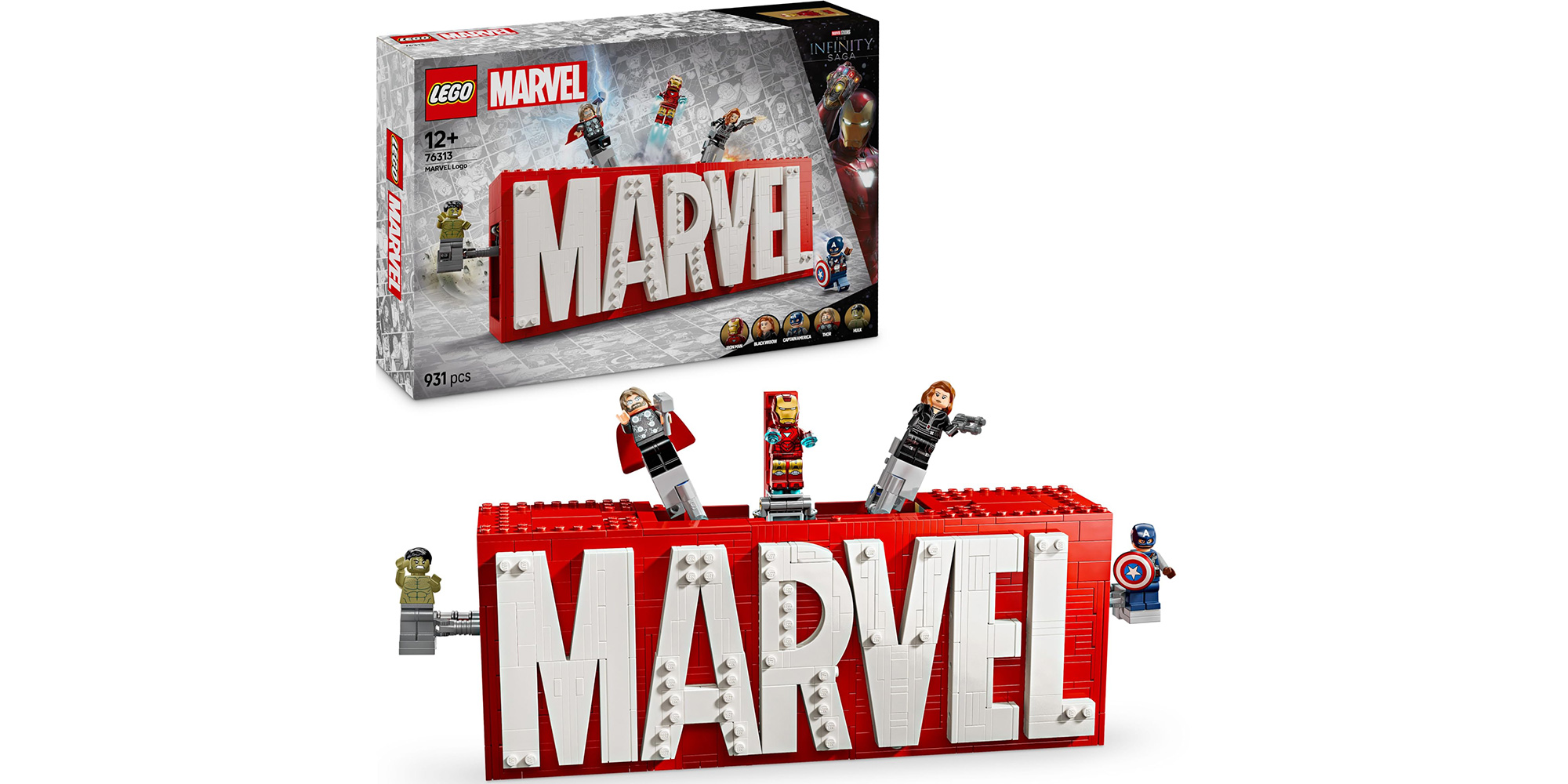 Lego Marvel Logo set