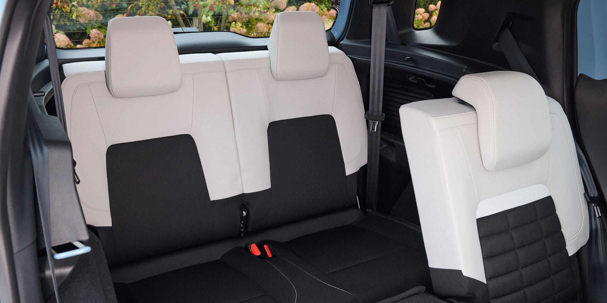 The third-row seats of the Citroen C3 Aircross