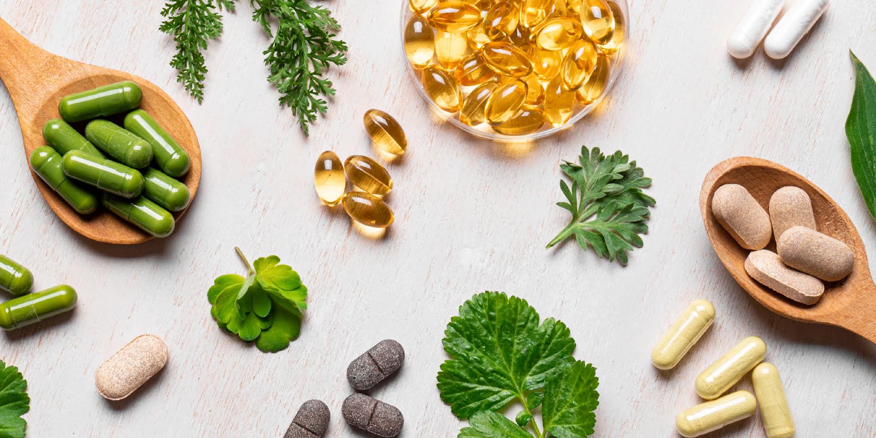 a mix of herbal and botanical supplements