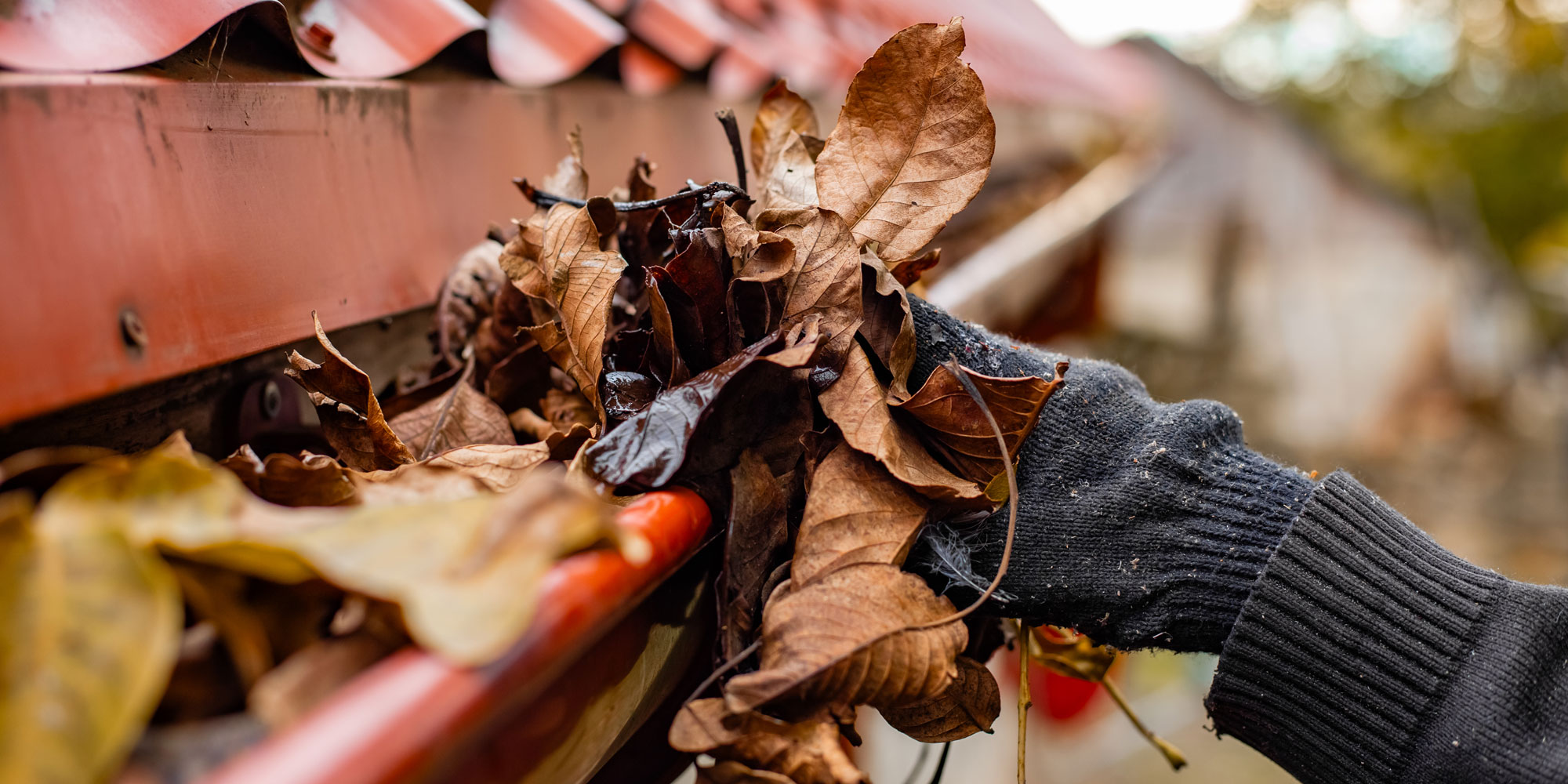 Cleaning gutters