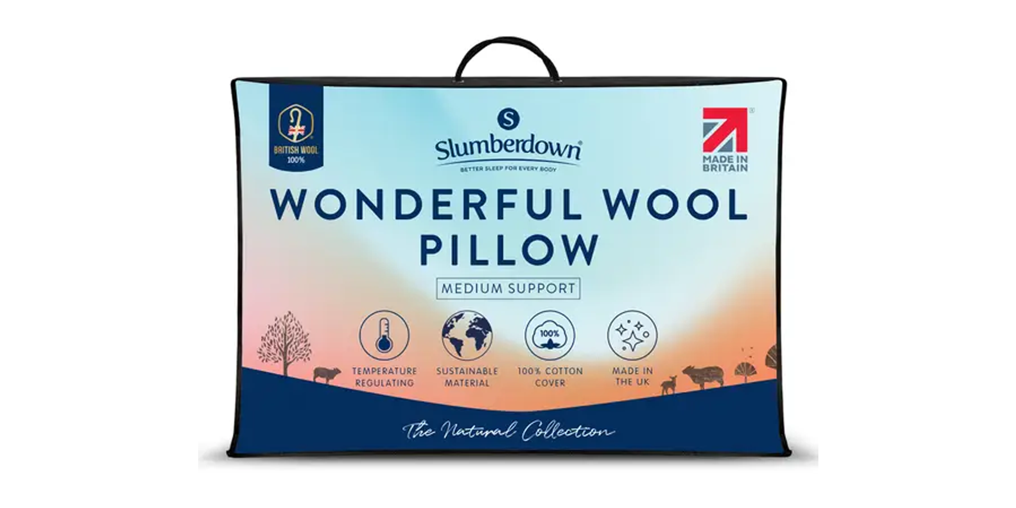 Slumberdown British Wool Pillow