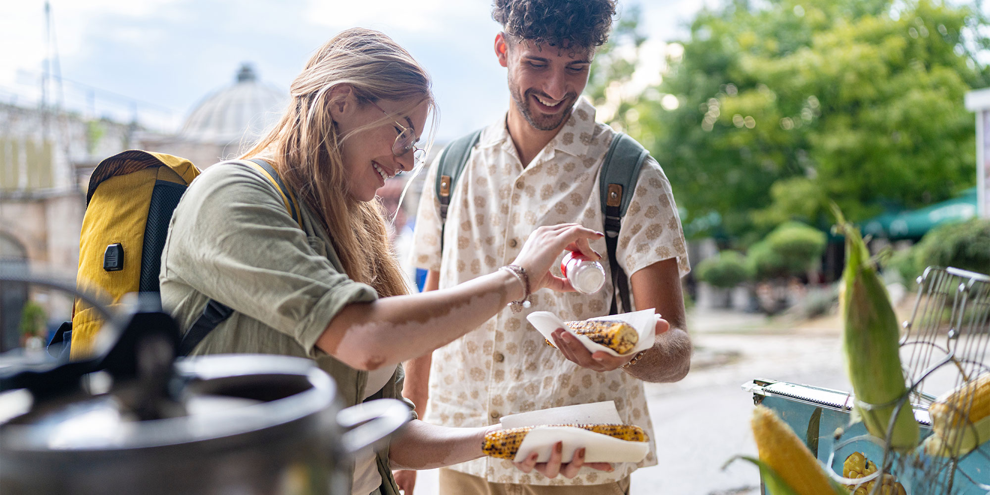 A couple on a citybreak