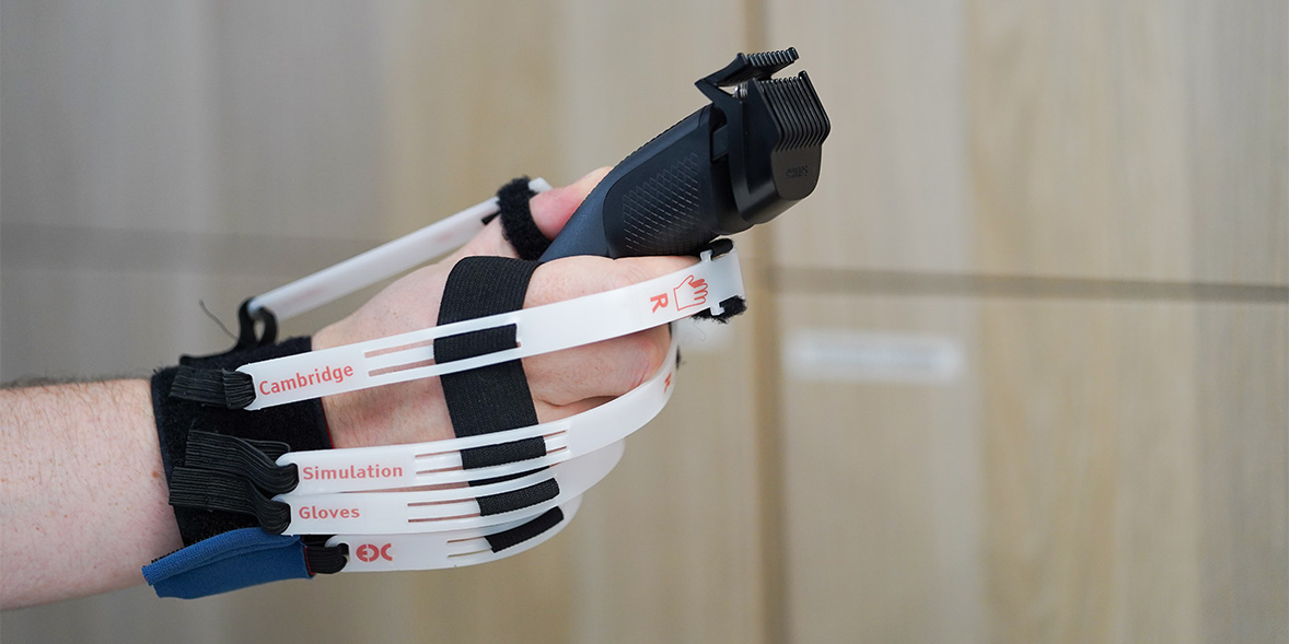 We test every shaver with the Cambridge Glove to simulate how easy it is to use we reduced hand strength and mobility