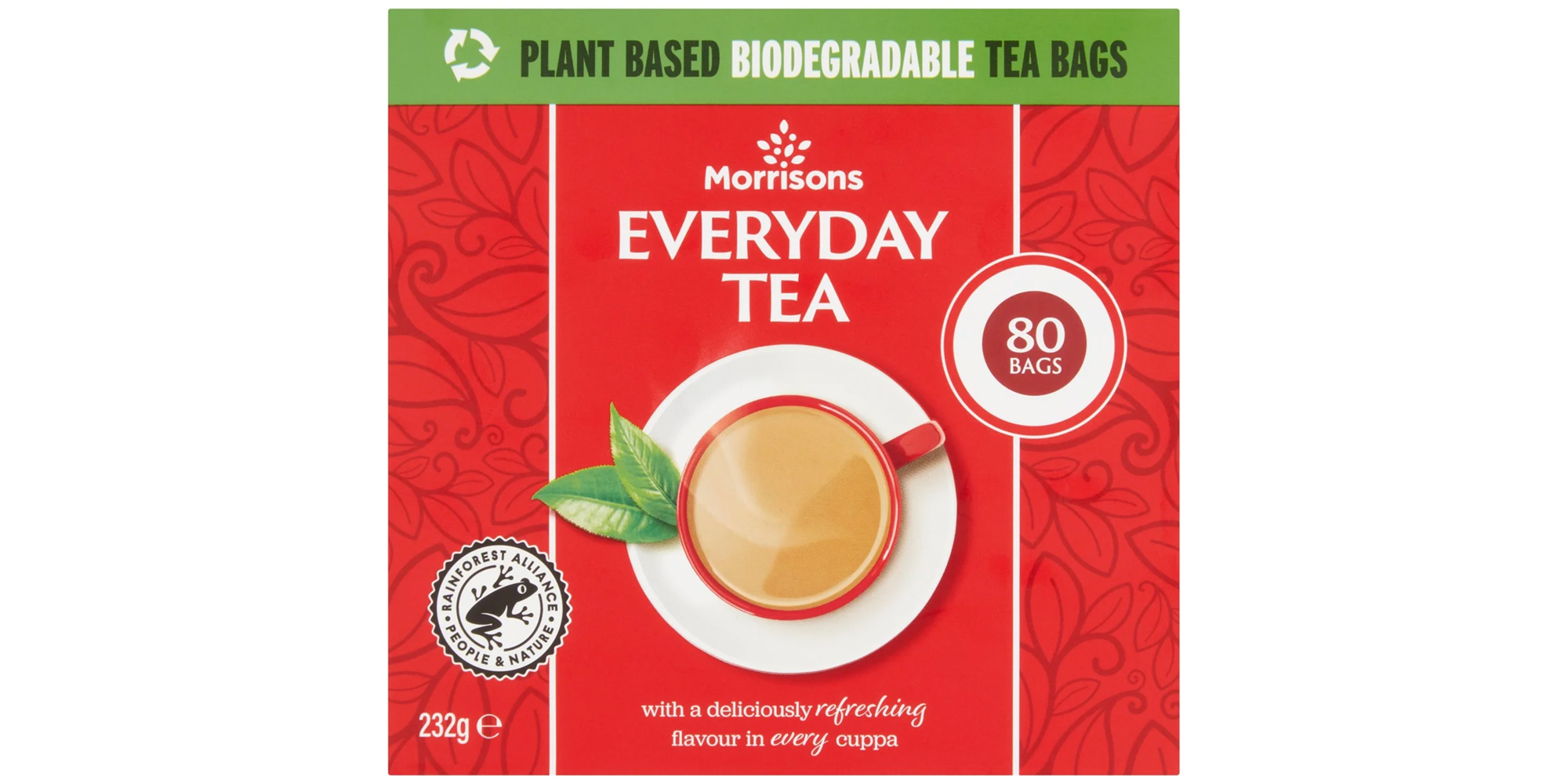Box of Morrisons Everyday tea bags