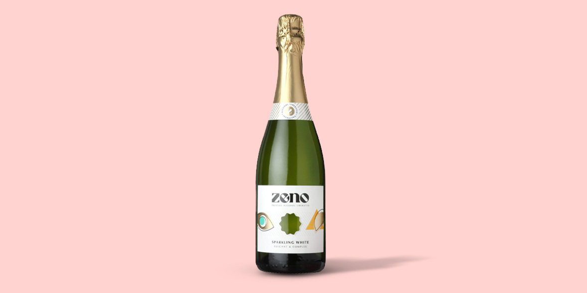 Zeno alcohol-liberated sparkling fizz