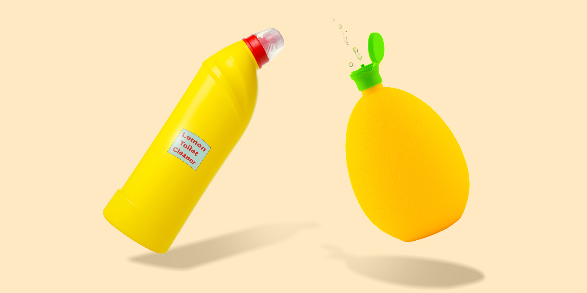 toilet cleaner instead of lemon juice