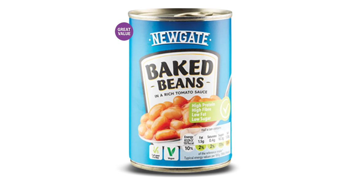 Lidl Newgate baked beans