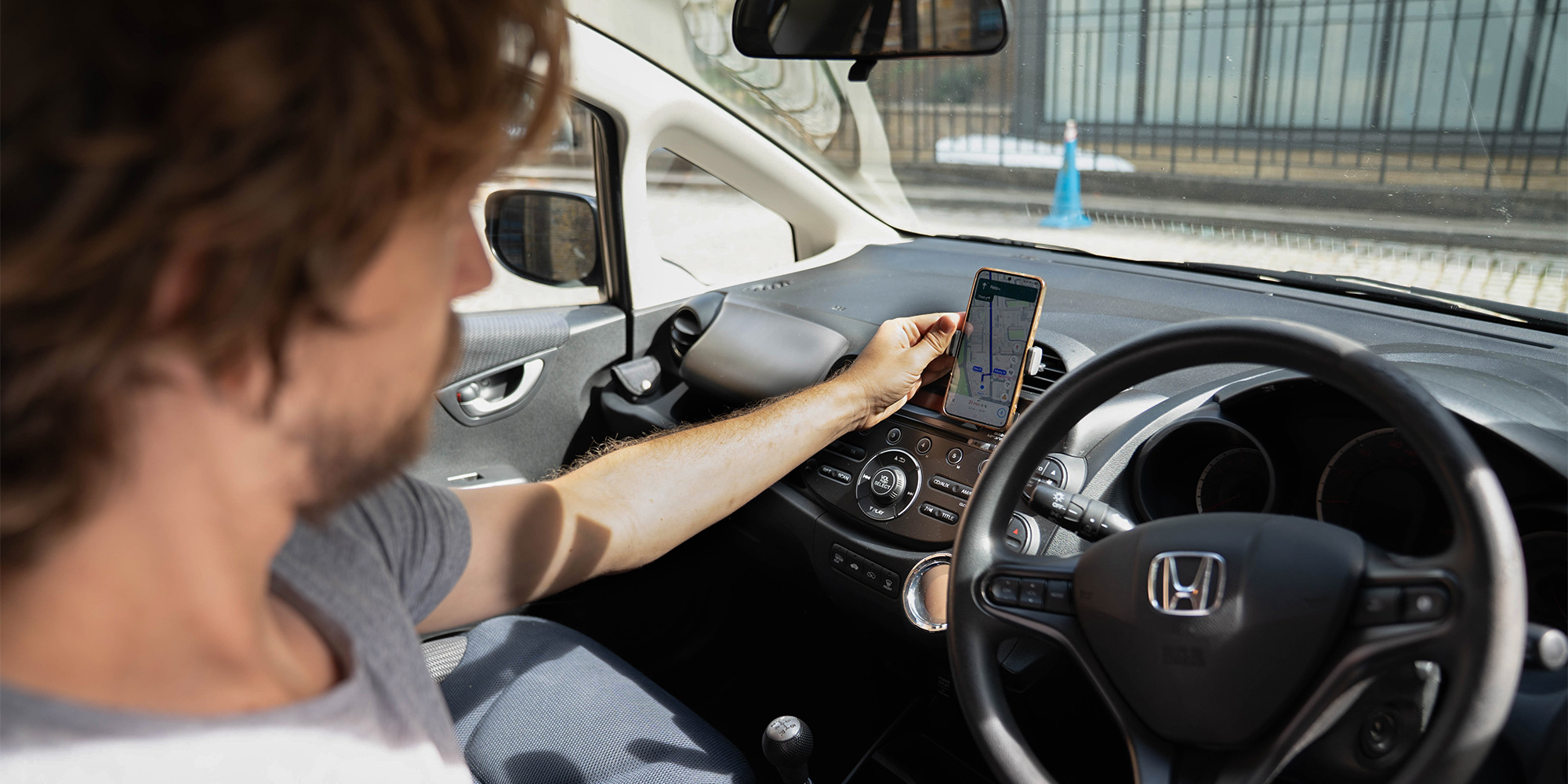 Testing car phone holders