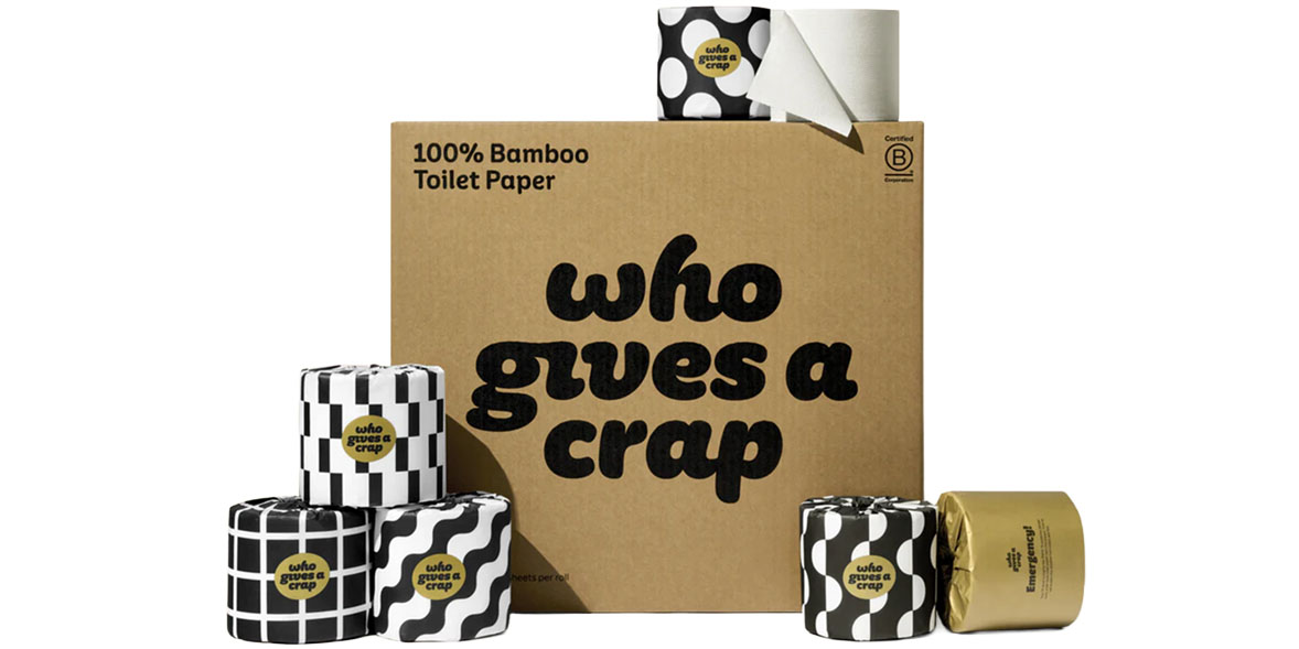 Who Gives A Crap 100% Bamboo Toilet Paper