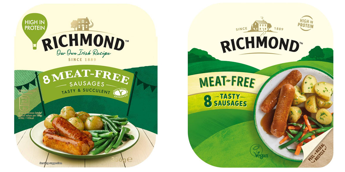 Richmond meat-free sausages shrinkflation 