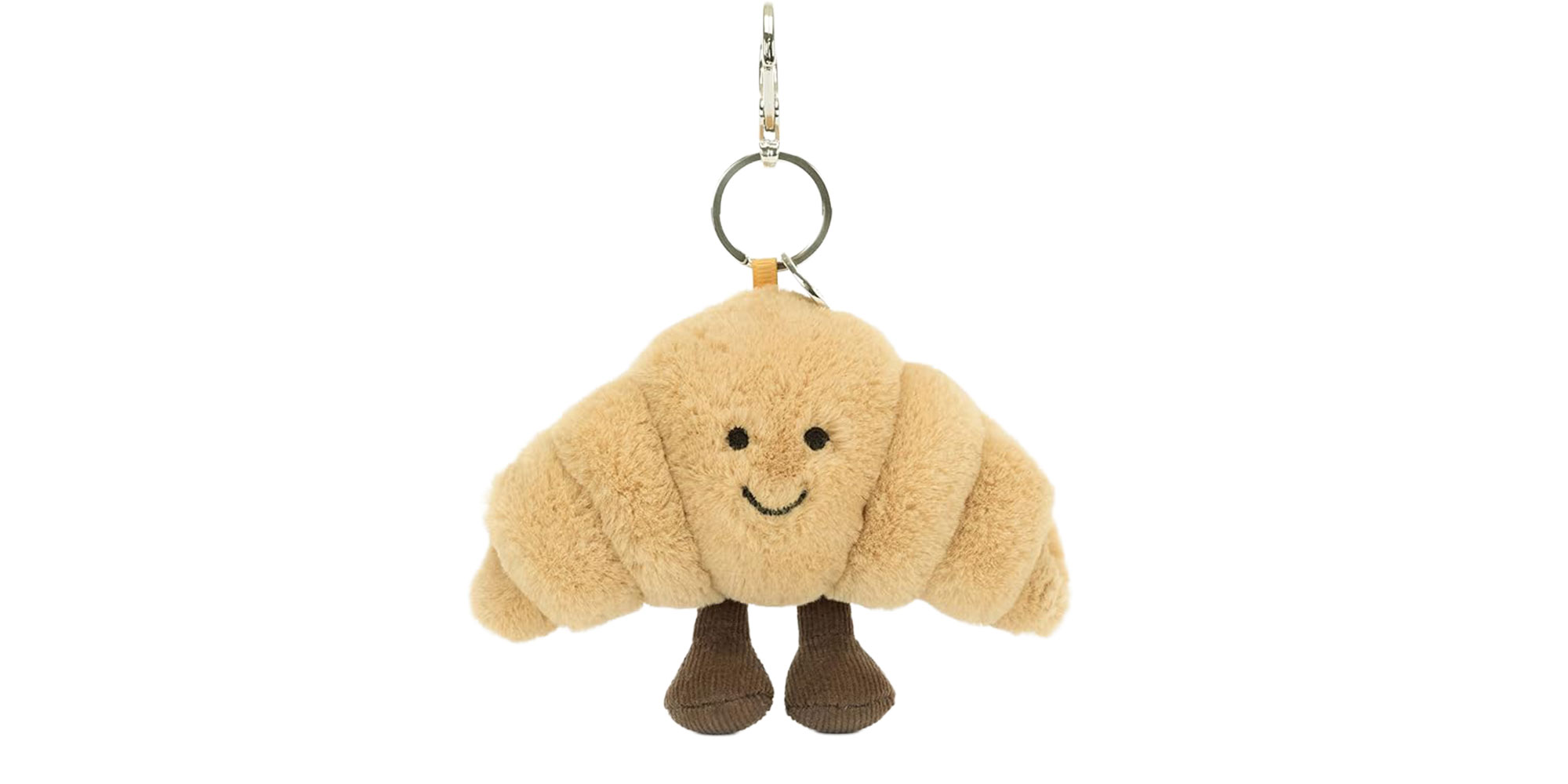 Jellycat croissant keyring