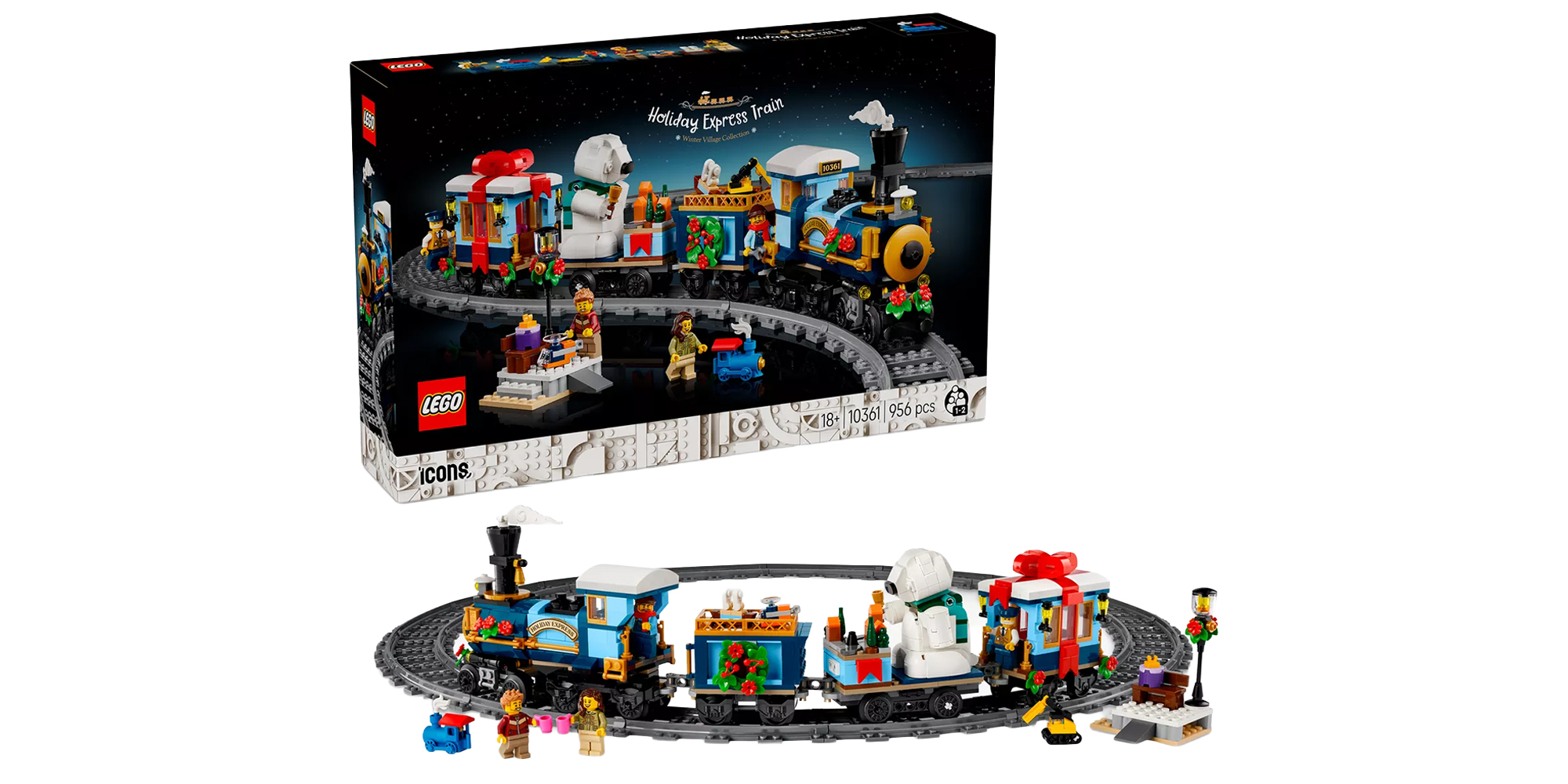 Lego Icons Winter Village Collection Holiday Express Train