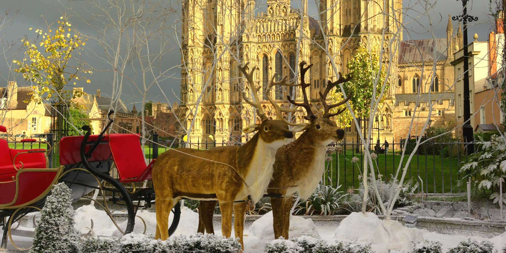 Christmas Market in Wells, UK