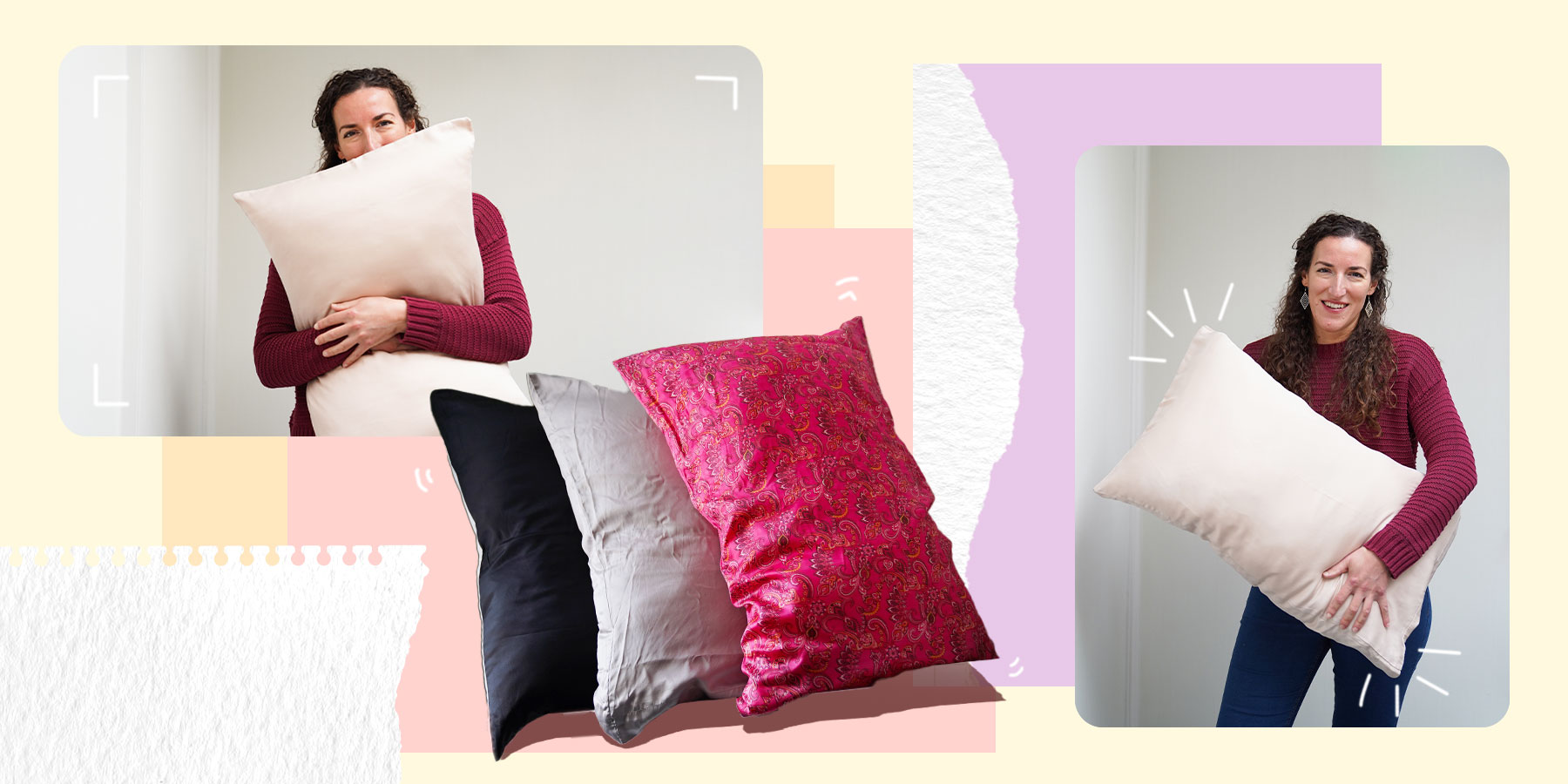 Jess Carson silk pillowcase