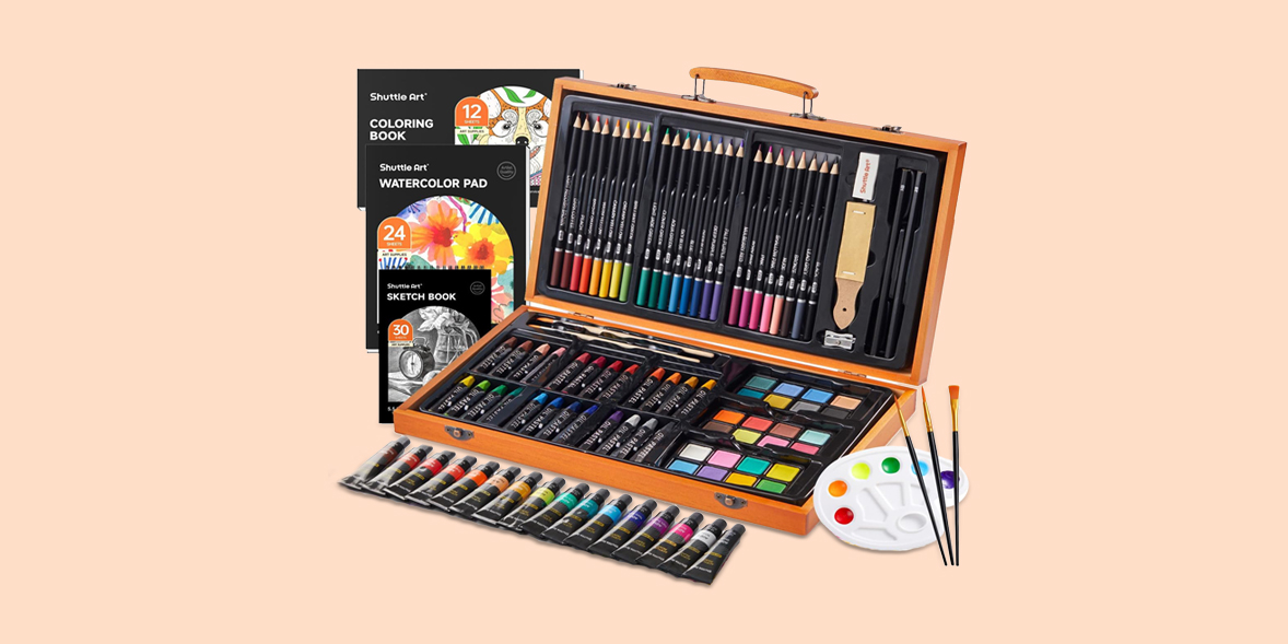 Shuttle Art 118 Piece Deluxe Art Set