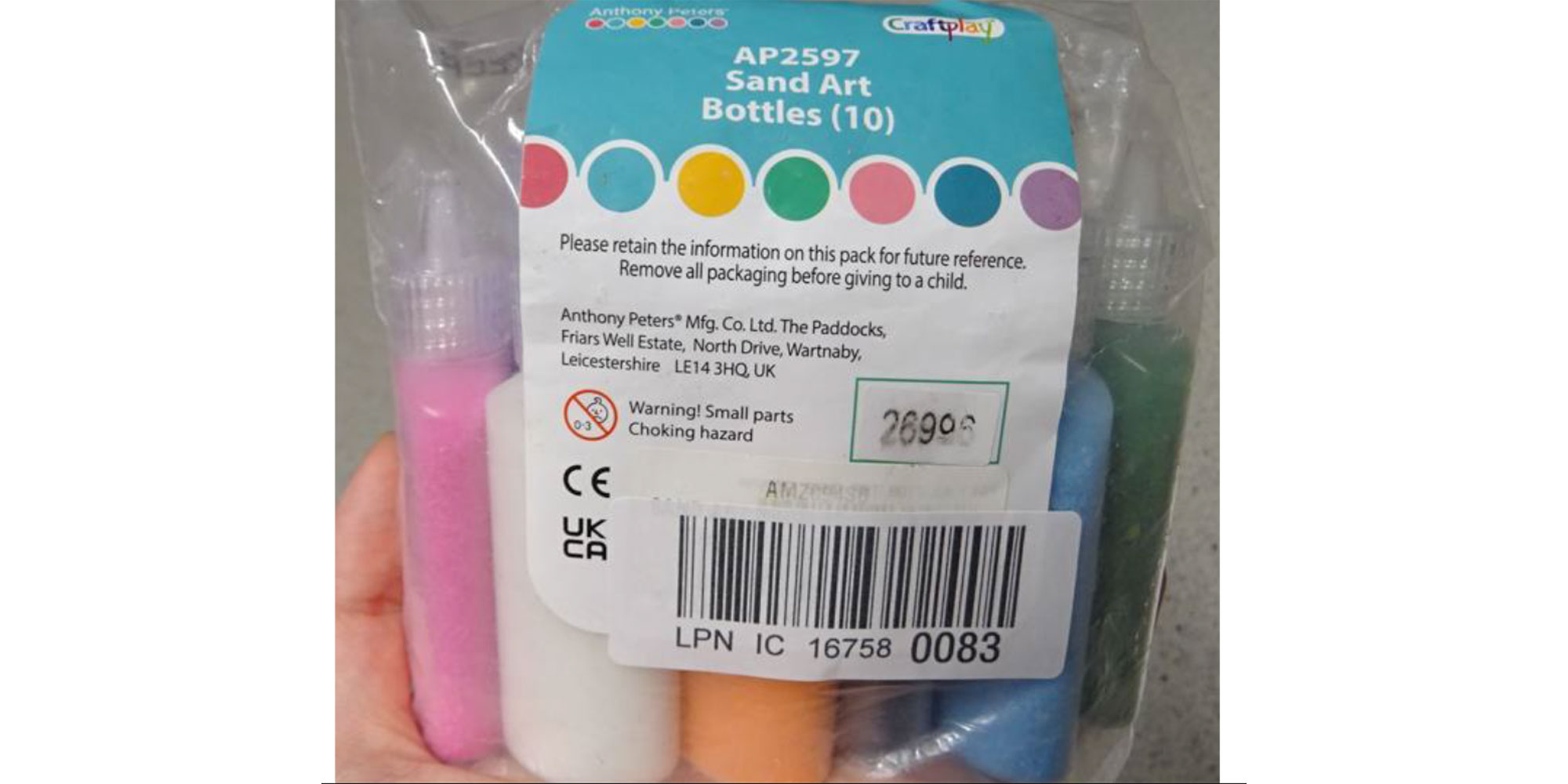 Craftplay sand art recall