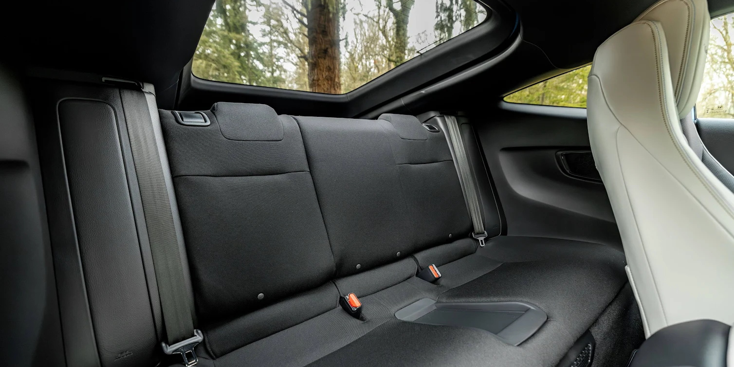 Honda Prelude rear seats