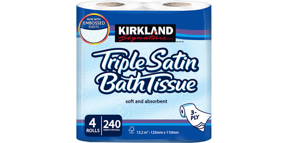Costco Kirkland Signature Triple Satin Bath Tissue