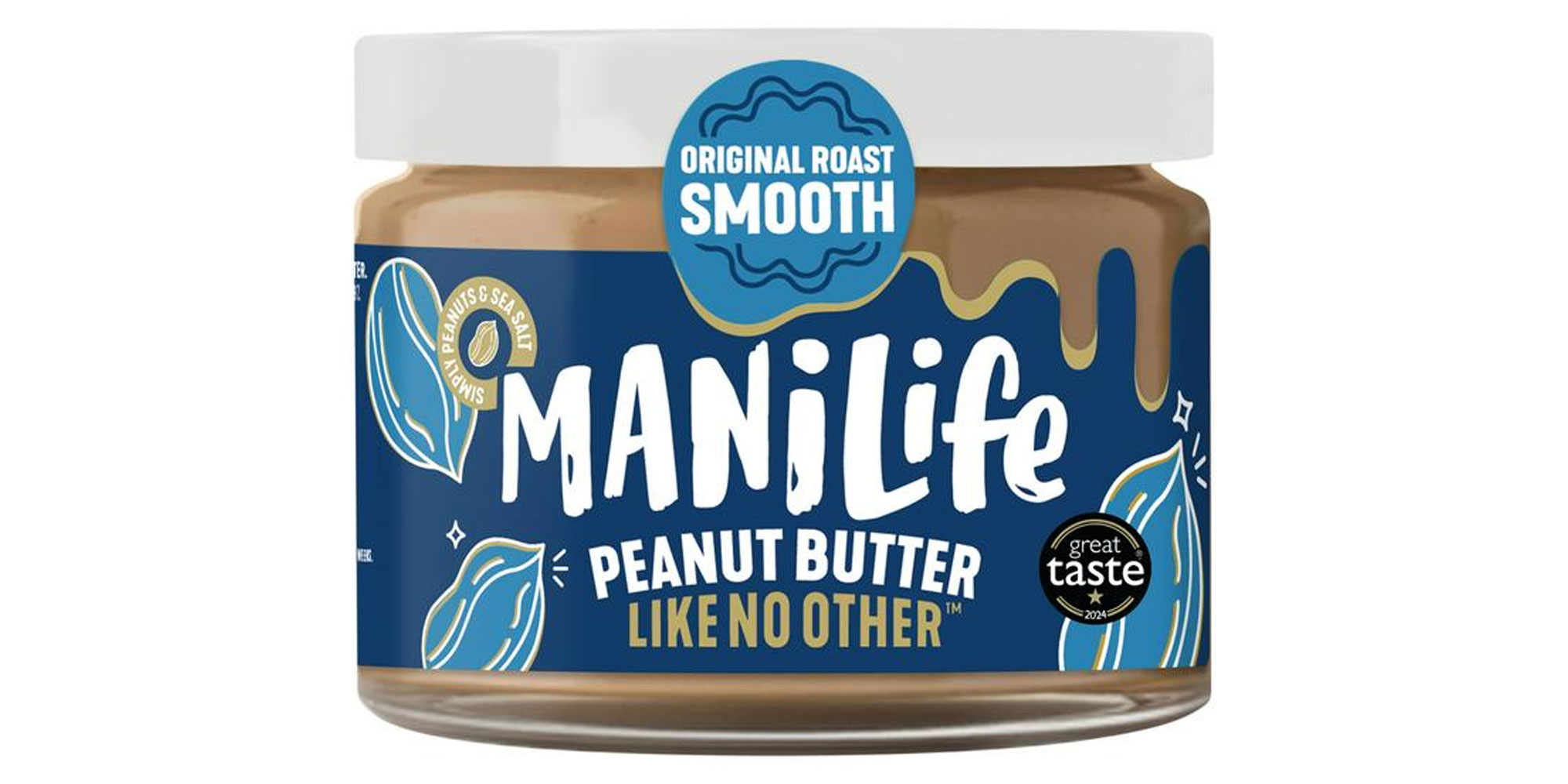 Jar of Manilife Original Roast smooth peanut butter