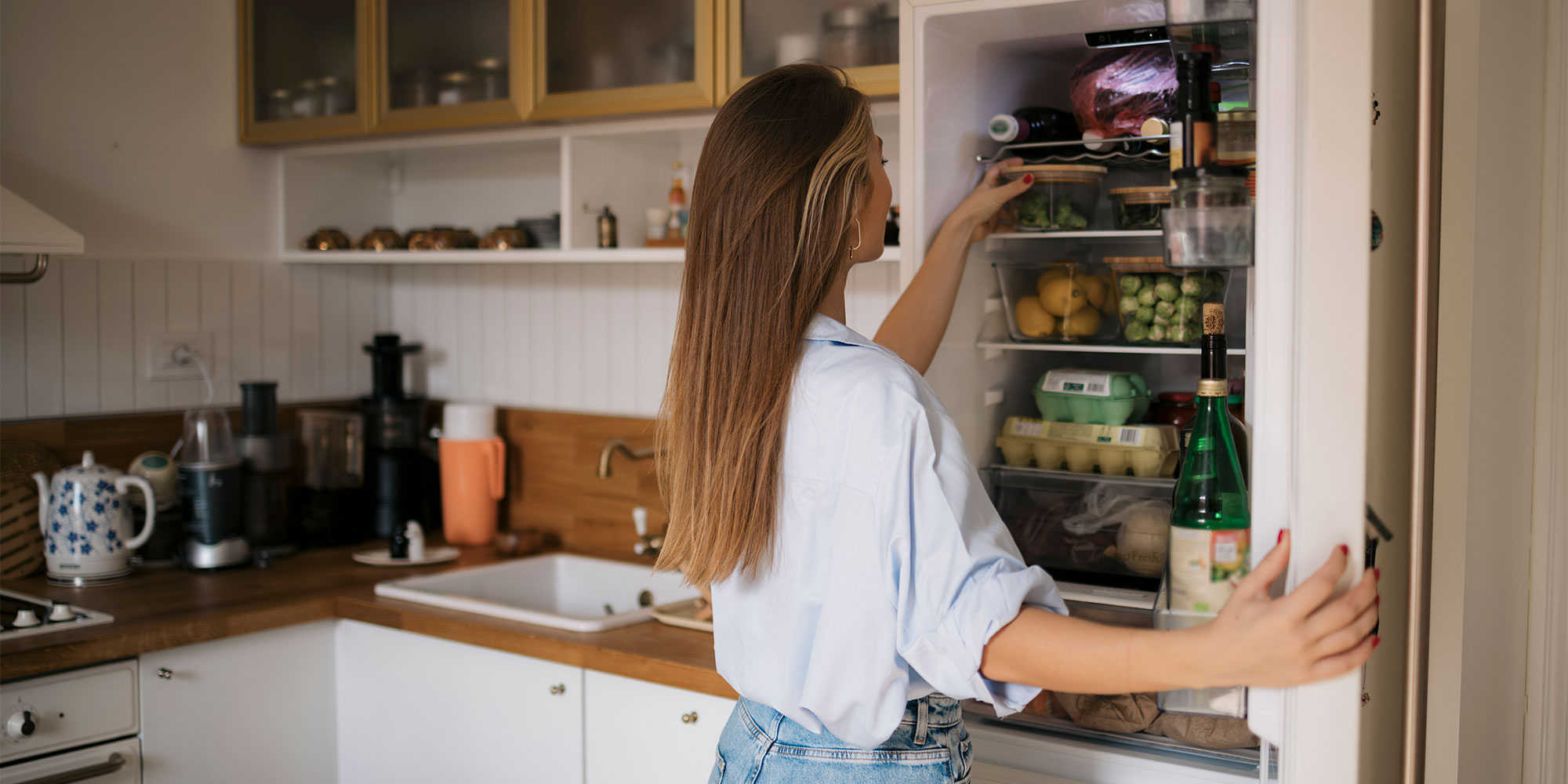 Using a fridge freezer